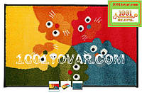Жаккардовый коврик в прихожую "Цветные коты", размер 80х50 см. Серия Colibri, Carat