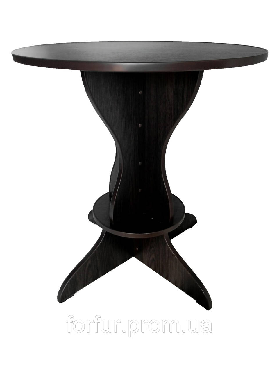 Круглий кухонний стіл діаметром стільниці 80 см