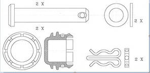 Установний комплект колодок Mercedes 10-01-01-1121 Fomar