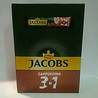 Напій кавовий Якобс 3в1 Капучино 24 стики по 12.5г