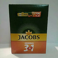 Напій кавовий Jacobs 3 in1 ORIGINAL. Напій кавовий Якобс 3в1 Оригінал 24 стики по 12 г