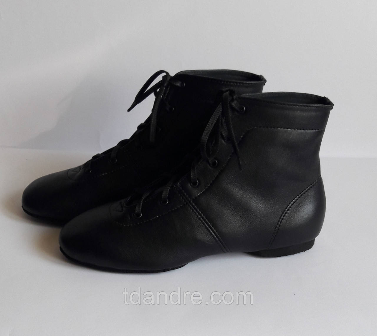 Джазовки високі шкіряні, фото 1