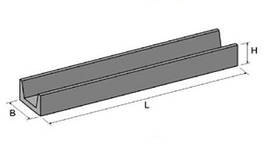 Лотки залізобетонні для теплотрас, інженерних мереж, водовідводів