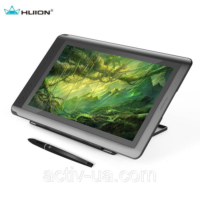 Монітор графічний Huion KAMVAS GT-156HD V2, робоча поверхня 344*194 мм, роздільна здатність 1920*1080 — Full HD