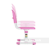 Комплект зростаючої меблів FunDesk парта 66х49 см і стілець для дівчинки 3 - 12 років ТМ FunDesk Рожевий Cantare Pink, фото 5