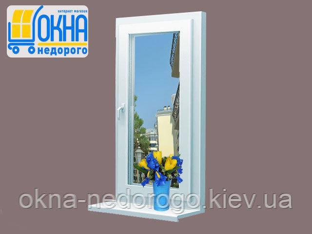 Открывающееся ПВХ окно Veka EuroLine - фото 1 - id-p91673666