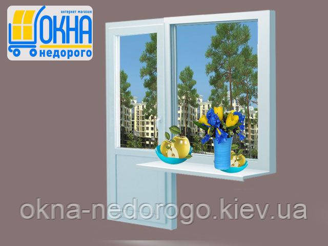 Пластиковый балконный блок Veka EuroLine - фото 1 - id-p95928303