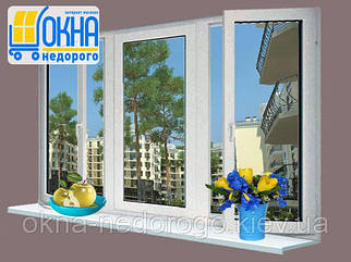 Купити трьохстулкове вікно Veka SoftLine