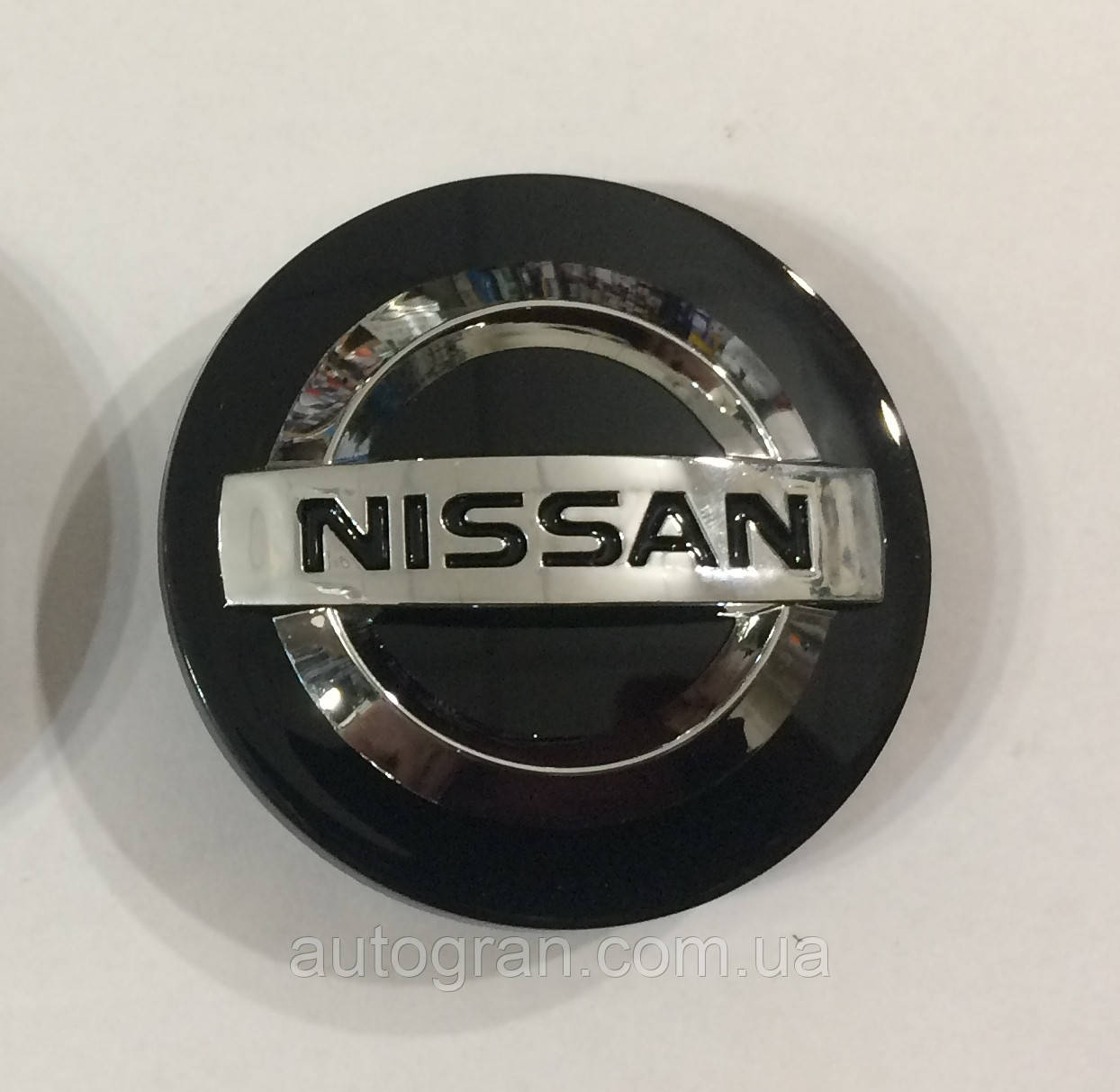 Заглушки ковпачки литих дисків Nissan чорні