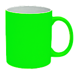 Кружка під лазерний трансфер, яскраво-зелена, фото 2