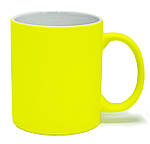 Кружка під лазерний трансфер, яскраво-жовта, фото 2