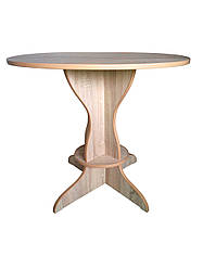 Кухонний овальний стіл розміром стільниці розміром 80 см х 60 см