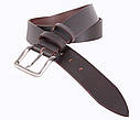Чоловічий ремінь з натуральної шкіри під штани LD666-2 коричневий, фото 3