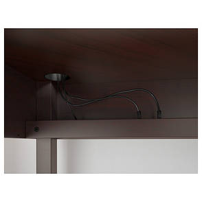 МІККЕ письмовий Стіл, кутовий, чорно-коричневий, 100x141 см, 50244741 IKEA, ІКЕА, MICKE, фото 2