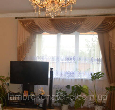Готовий ламбрекен 4 метри, фото 1