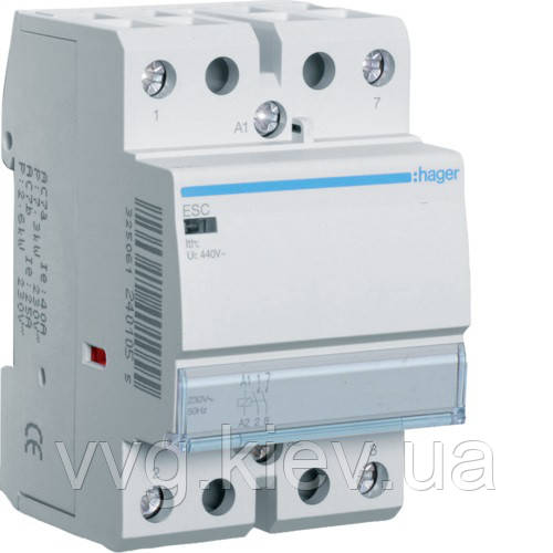 Контактор 40A, 2НО+2НЗ, 230В, HAGER