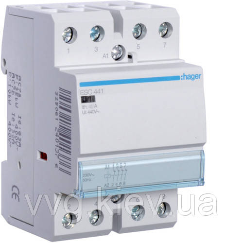Контактор 40A, 4НЗ, 230В, HAGER