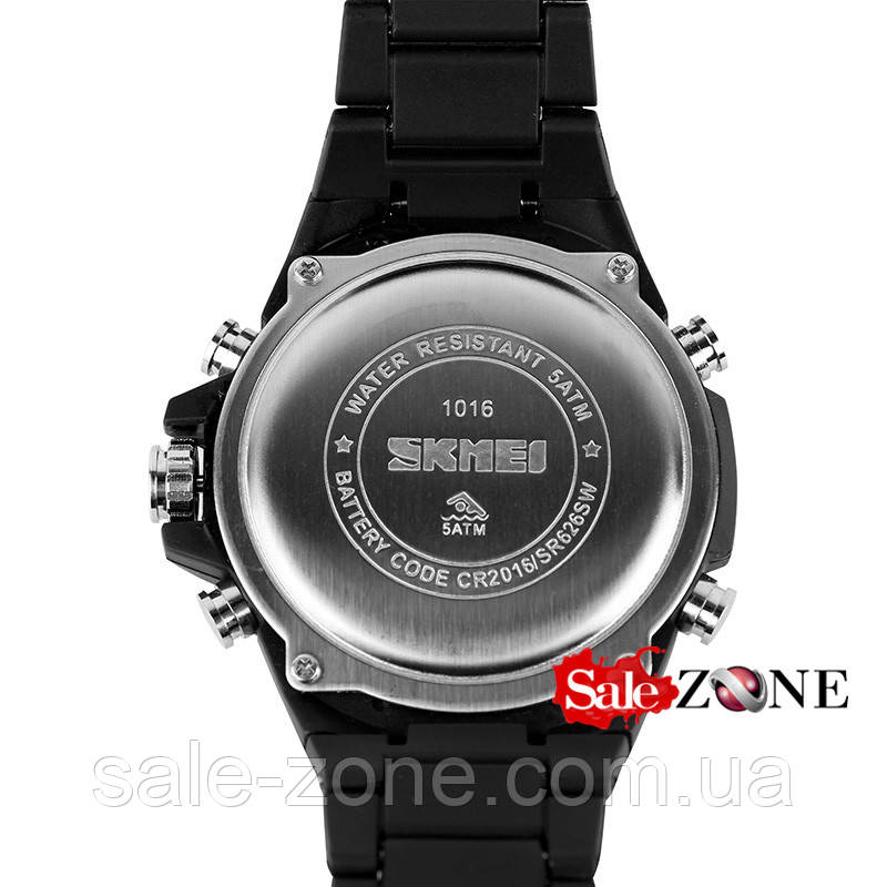 Мужские наручные часы skmei 1016 Черные - фото 5 - id-p552400579