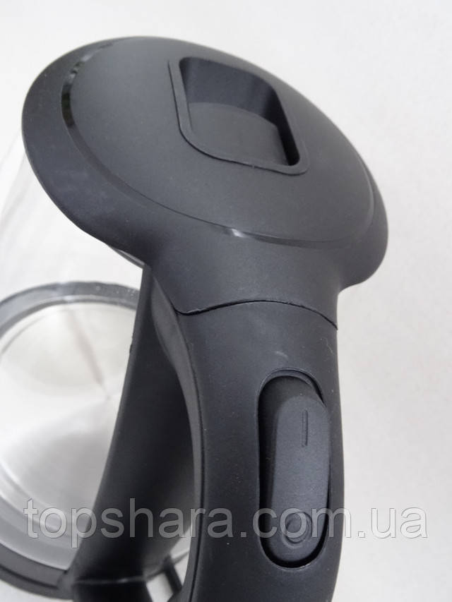 Электрочайник Domotec MS-8210 Black стеклянный, подсветка 