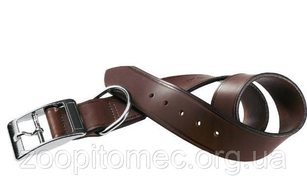 Нашийник для собак з бичачої шкіри VIP C25/53 COLLAR BROWN ferplast