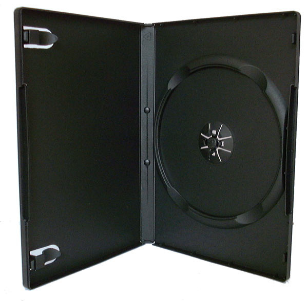 Amarey DVD бокс, 1 диск, чорний глянц, 14 мм, 100 шт ящик