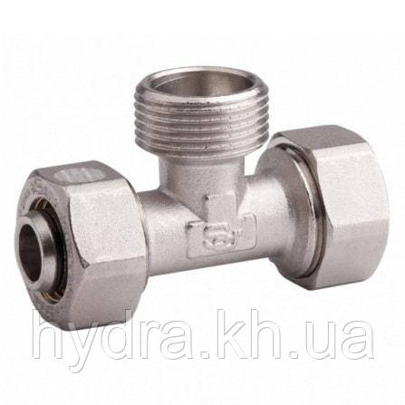 Трійник 20х1/2"Нх20 обжимний SandiPlus