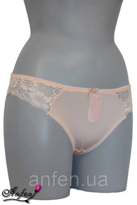 Трусики Anfen з ніжної тканини з еластичним мереживом з боку