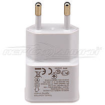 Мережевий зарядний пристрій USB 5 V 2 A + кабель USB — micro USB, 0.9 м, фото 3
