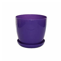 Цветочный горшок Глянец 1.4л Фиолетовый