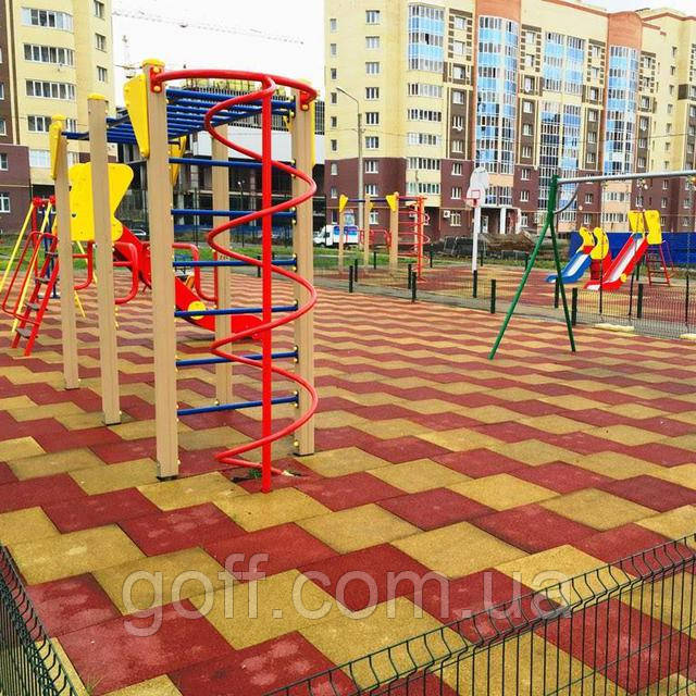 Гумова плитка для дитячого майданчика Покриття для дитячих майданчиків