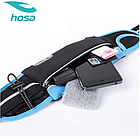 Сумка на пояс для бігу та спорту універсальна Hosa blue, фото 3