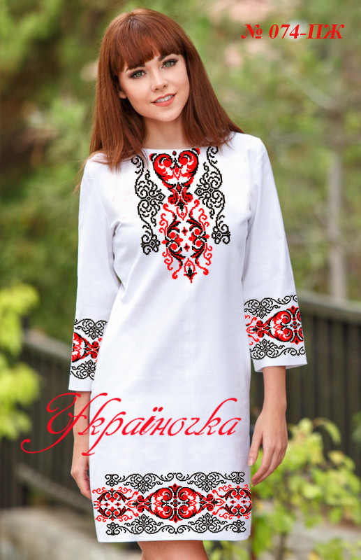  Заготовка  жіночого плаття №074