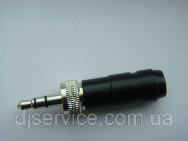 Роз'єм 3.5m мініджек lock з різьбленням, гайка для Sennheiser ME2, ME3, Sony