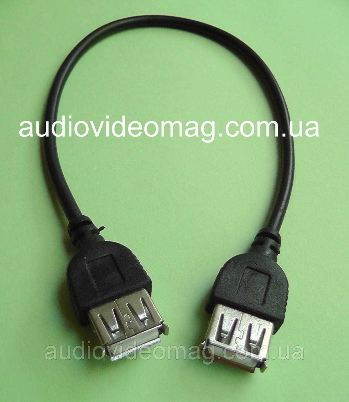 Кабель-перехідник гніздо USB - гніздо USB , довжина 0,25 метра - фото 1 - id-p14564515