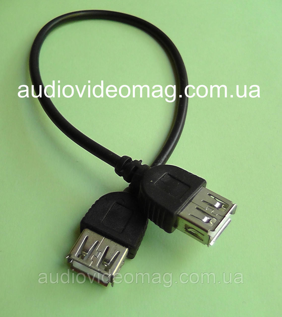 Кабель-переходник гнездо USB - гнездо USB, длина 0,25 метра - фото 2 - id-p14564515