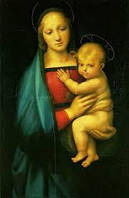 Набір алмазного живопису (квадратні, повна) Мадон із немовлям