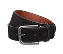 Чоловічий ремінь з натуральної шкіри під джинси Z63-6 Чорний, фото 4