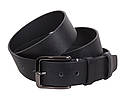 Чоловічий ремінь з натуральної шкіри під джинси 8702-27 Чорний, фото 4