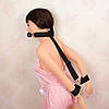 Наручники з кляпом BD Bondage кляп з наручниками, фото 10