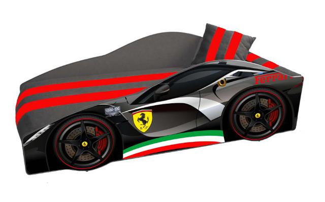 Ліжко дитяче машина серії Elit Е-2 Ferrari gray