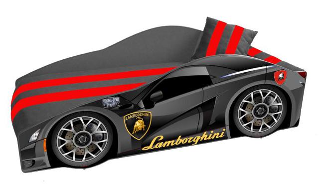 Ліжко дитяче машина серії Elit Е-3 Lamborghini gray