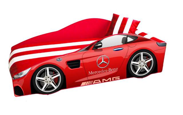Ліжко дитяче машина серії Elit Е-4 Mercedes red