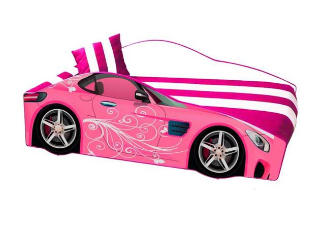 Ліжко дитяче машина серії Elit Е-6 Pink