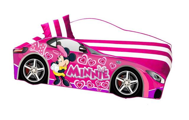 Ліжко дитяче машина серії Elit Е-7 Pink