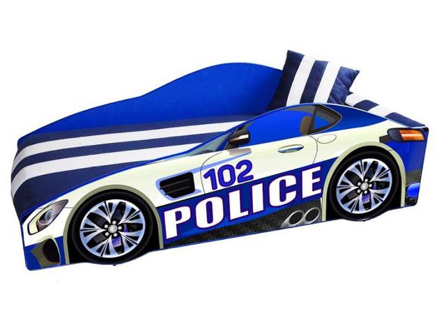Ліжко дитяче машина серії Elit Е-8 Police blue 