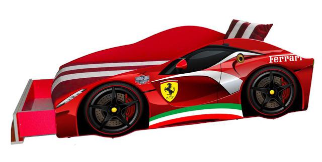 Ліжко дитяче машина серії Elit Е-2 Ferrari red (фото 3)