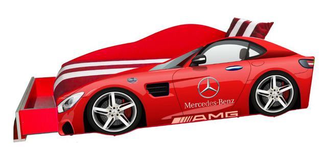 Ліжко дитяче машина серії Elit Е-4 Mercedes red (фото 2)