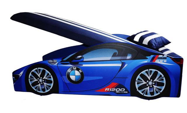 Ліжко дитяче машина серії Elit Е-1 BMW blue (фото 2)