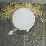 Лимонадниця (Діспенсер для лимонаду) 4,25 л. (білий кран і біла кришка), фото 4