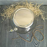 Лимонадниця (Діспенсер для лимонаду) 4,25 л. (срібний кран і срібна кришка), фото 4